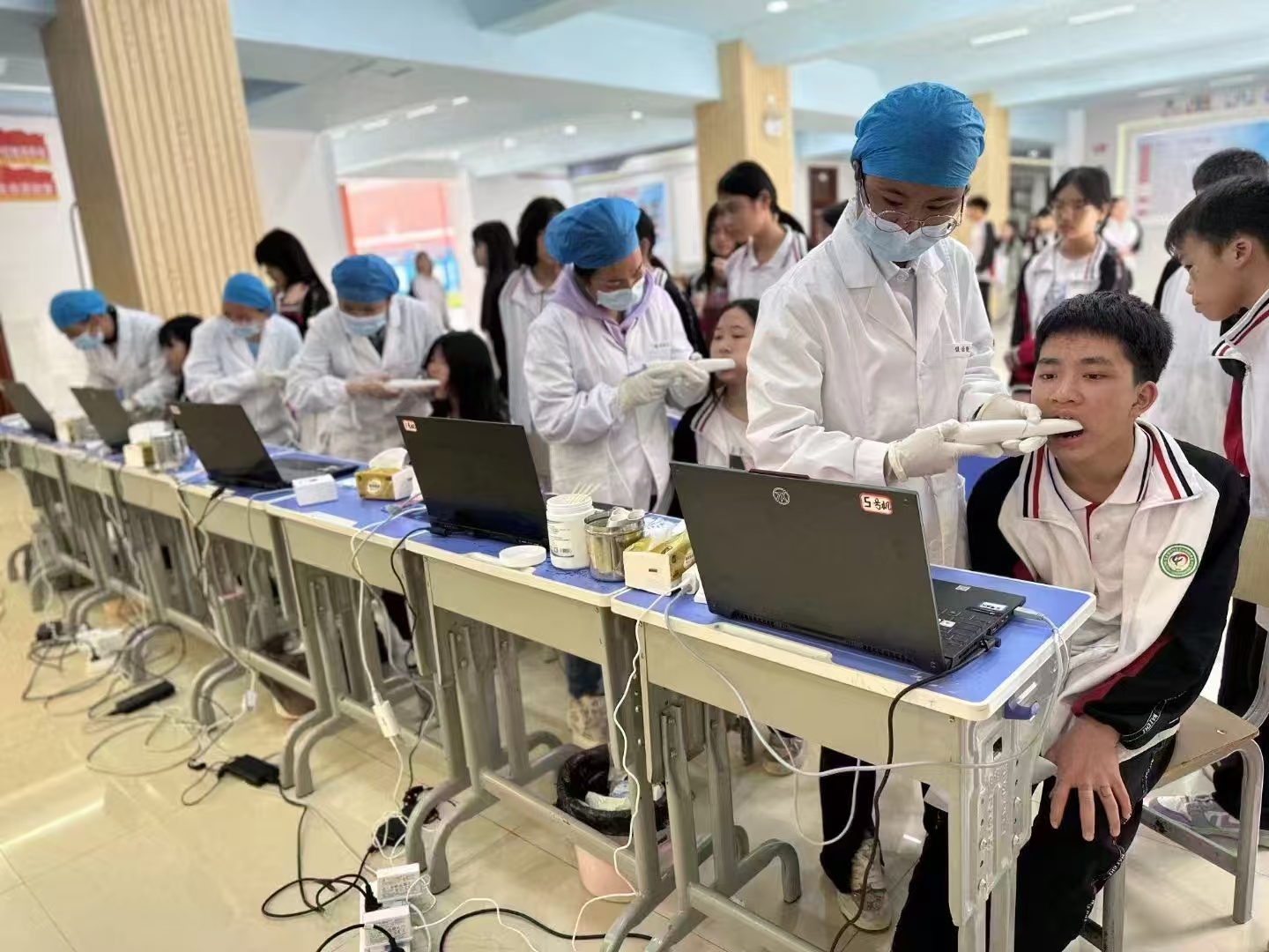 Adolescent oral screening activity
